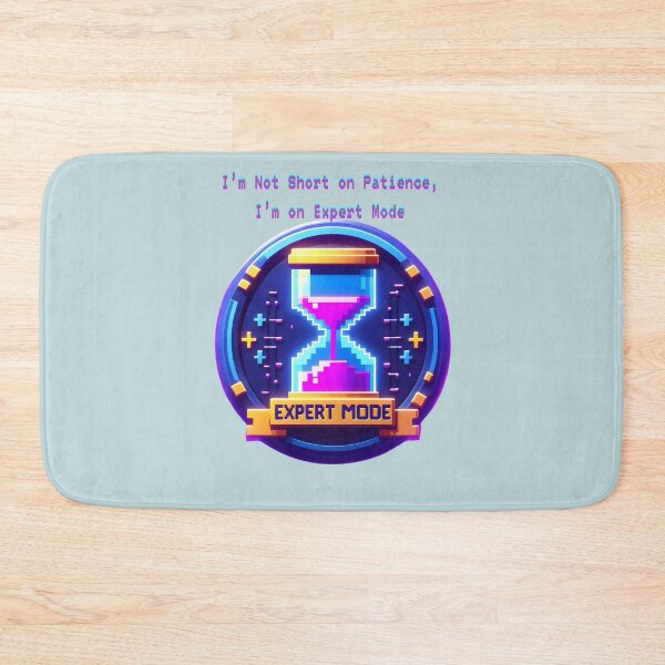 Item preview, Sassy Confidence T-Shirt – I’m Not Short on Patience I’m on Expert Mode – Gamer Attitude Gift designed and sold by ElwaliedElhag.