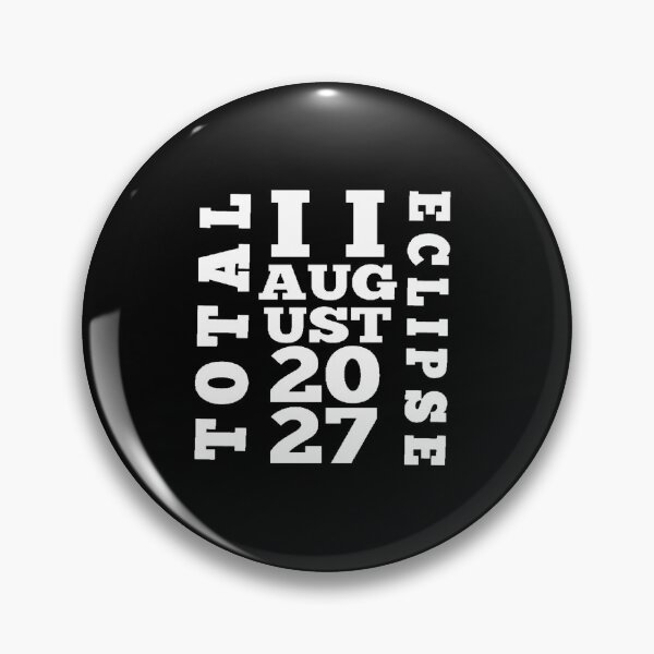 Item preview, Black and White Total Solar Eclipse August 2 2027. designed and sold by Giulivo Store Graphic.