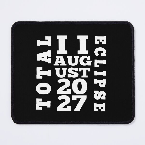 Item preview, Black and White Total Solar Eclipse August 2 2027. designed and sold by Giulivo Store Graphic.