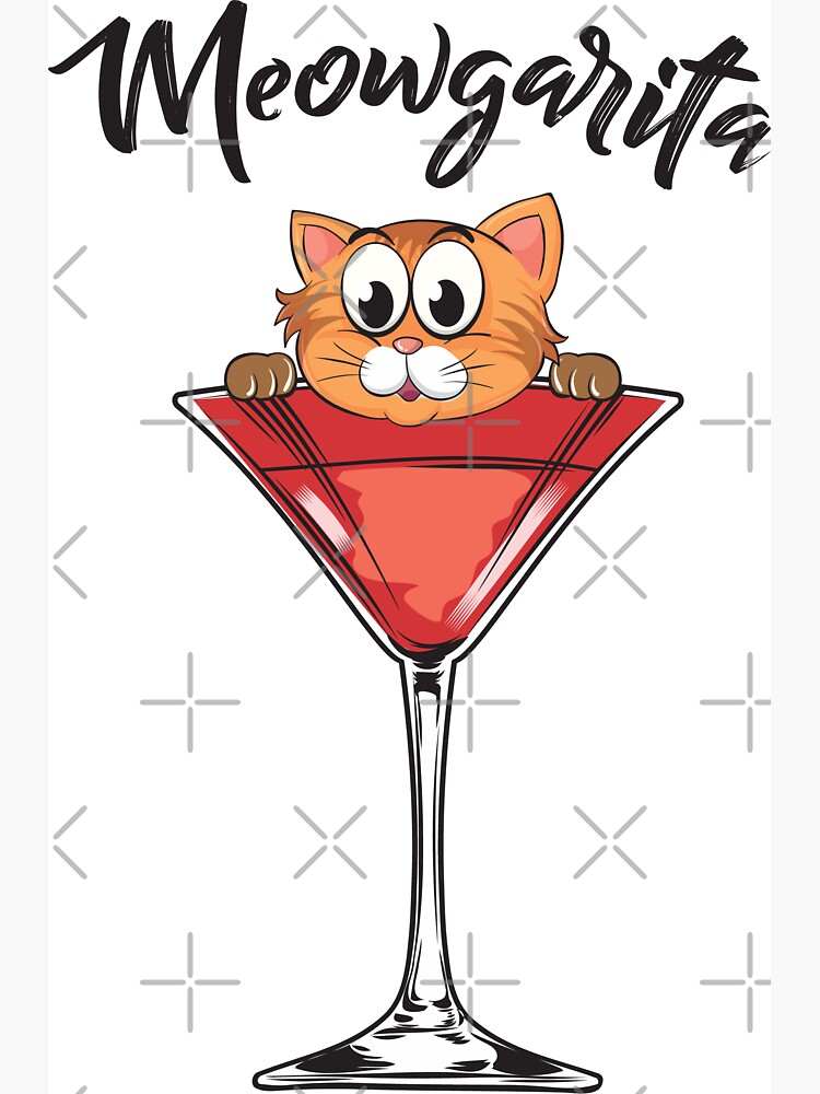Meowgarita - Cat Margarita Cute Alcohol Cocktail T-Shirt Meowgarita - Cat Margarita Cute Alcohol Cocktail T-Shirt
