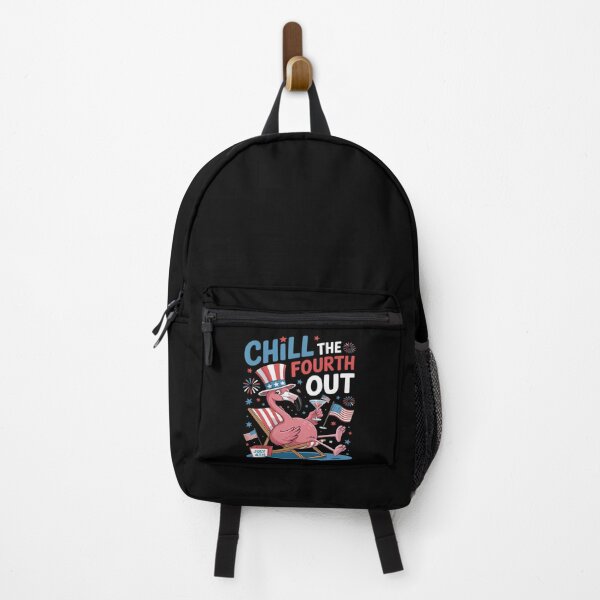 Item preview, Chill The Fourth Out 4th Of July US Flag Flamingo Drinking designed and sold by Slwankol.