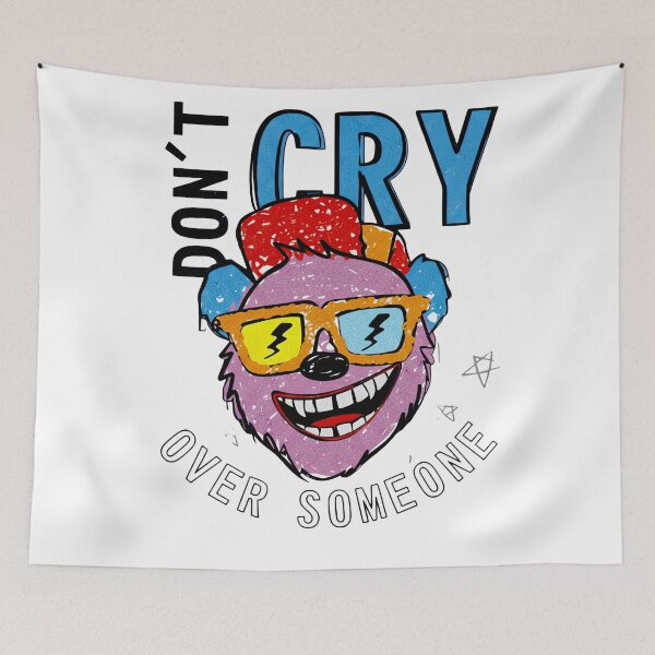 Item preview, Don’t Cry Over Someone - Be Yourself Graffiti Style Bear designed and sold by MOFAPPAREL.