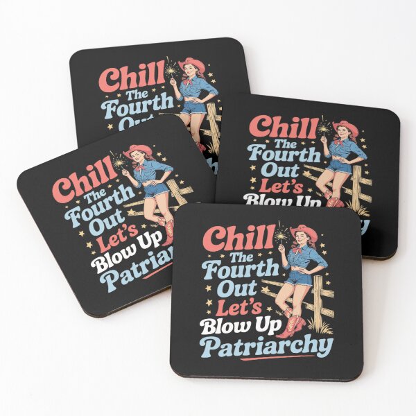 Item preview, Chill The Fourth Out Feminist Blow Up Patriarchy 4th July designed and sold by Slwankol.