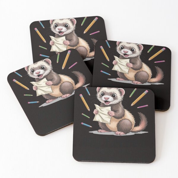 Item preview, Ferret School Homework My Ferret Ate My Homework designed and sold by cherylbartlett.