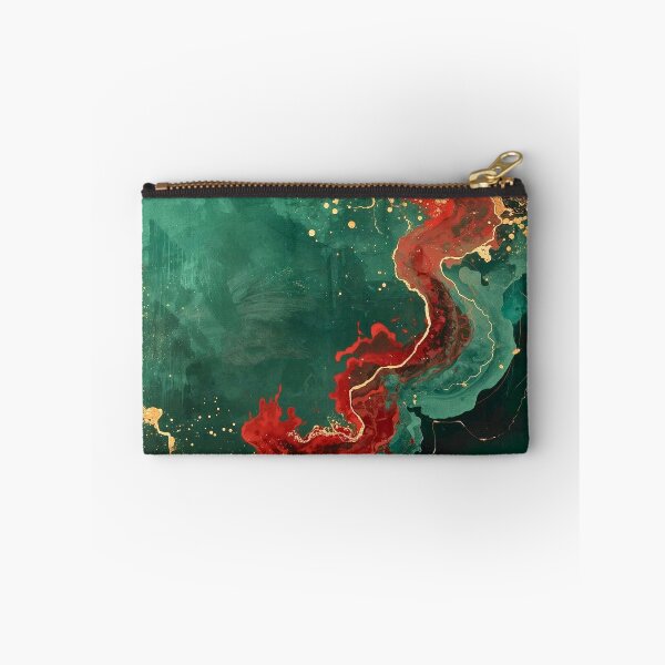 Item preview, Emerald Depths and Crimson Gold Tide designed and sold by Cozyartsss.
