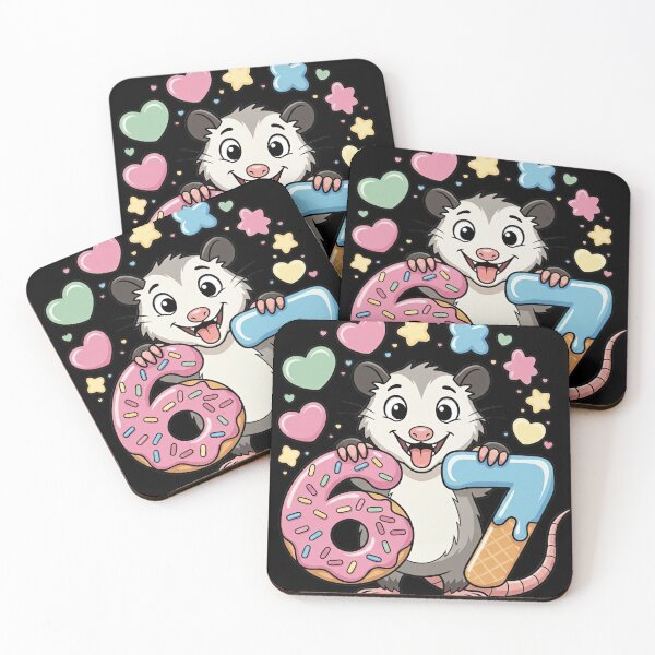 Item preview, Cute Possum Donut Ice Cream 6-7 Tee designed and sold by LashondaGreen89.