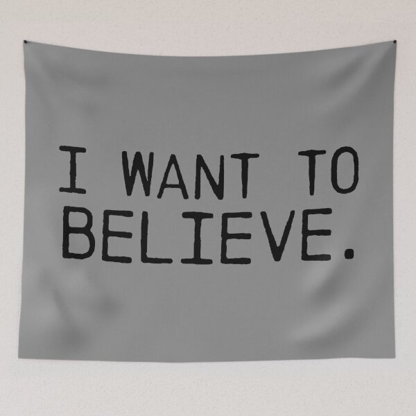 Item preview, I Want to Believe - Black designed and sold by sillyjess.