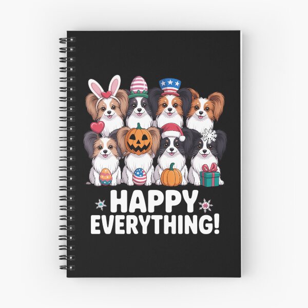 Item preview, Happy Everything Papillon Dog Seasons All Year Tree Lover designed and sold by IdunayaStore.