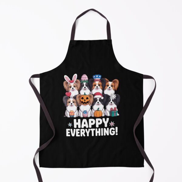 Item preview, Happy Everything Papillon Dog Seasons All Year Tree Lover designed and sold by IdunayaStore.