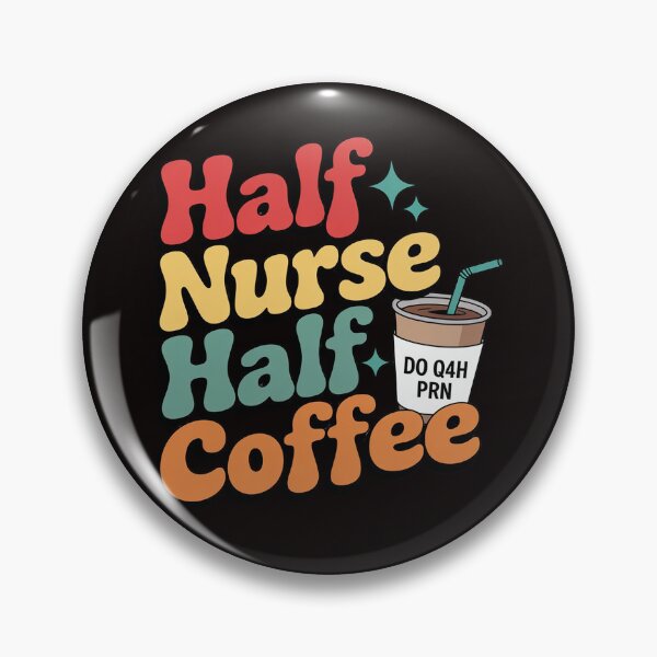 Item preview, Half Nurse Coffee Nurse Gifts Nurse Week Gifts Nurse designed and sold by cherylbartlett.