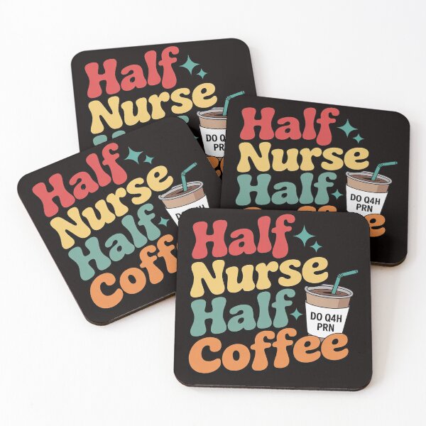 Item preview, Half Nurse Coffee Nurse Gifts Nurse Week Gifts Nurse designed and sold by cherylbartlett.