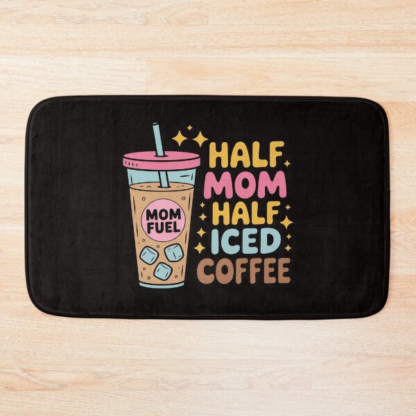 Item preview, Half Mom Half Iced Coffee Lovers - Coffee Mom Coffee Mama designed and sold by cherylbartlett.