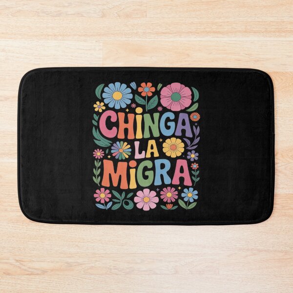 Item preview, Chinga la Migra Boho Flowers Immigration designed and sold by Slwankol.