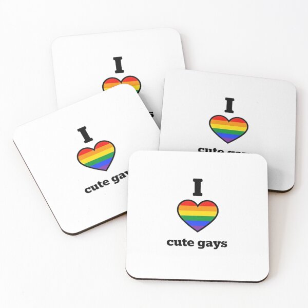 Item preview, I Love Cute Gays designed and sold by StateofQueer.