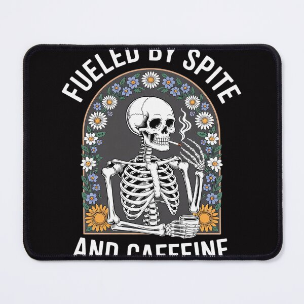 Item preview, Fueled By Spite And Caffeine Skeleton Halloween designed and sold by gerardostokes.