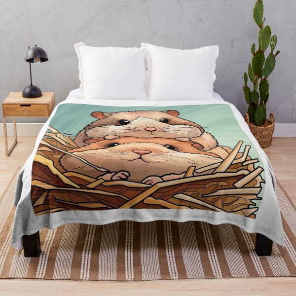 Item preview, Cute Hamsters Nest Illustration designed and sold by Silrom.