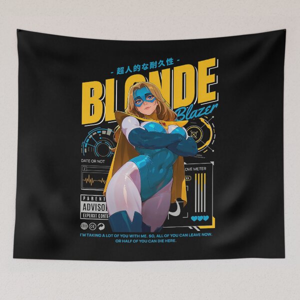 Item preview, Blonde Super Woman I'm Taking A Lot Of You With Me So All Of You Can Leave Now Or Half Of You Cam Die Here  designed and sold by MonicaMoreno32.