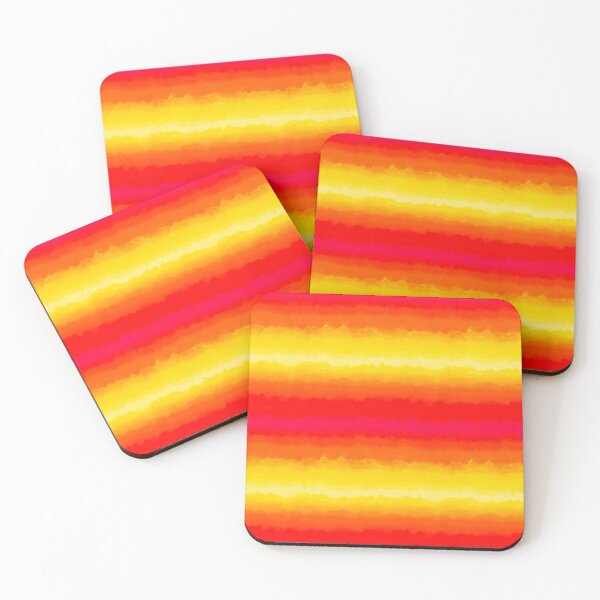 Item preview, Solar Flare Ombre Stripe Gradient Pattern designed and sold by bubblegoth.