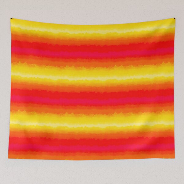 Item preview, Solar Flare Ombre Stripe Gradient Pattern designed and sold by bubblegoth.