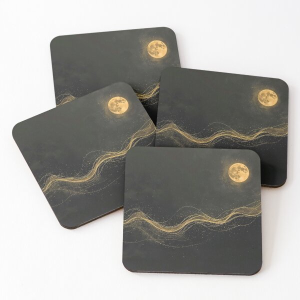 Item preview, Radiant Golden Moon and Stardust Energy Wave designed and sold by Cozyartsss.