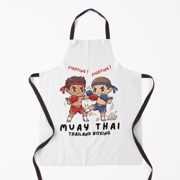 Item preview, Chibi Muay Thai Fighters Cute Boxing Cartoon Illustration designed and sold by Beeform.