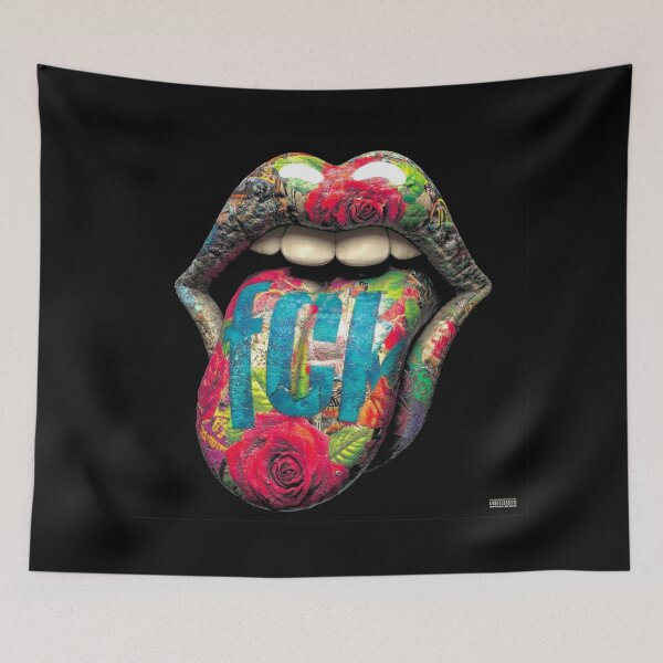 Item preview, GraffitX Fck! – Abstract Street Surreal Portrait Art designed and sold by Blackcanvas444.