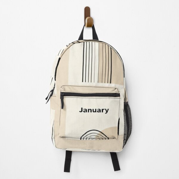 Item preview, January Geometry – Abstract Calendar with Sun Motif designed and sold by Cristhian Almanza.