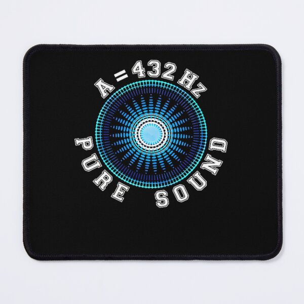 Item preview, 432Hz Pure Sound Music Frequency 432 Hertz Tuning Mandala Round Badge Black designed and sold by MonicaMoreno32.