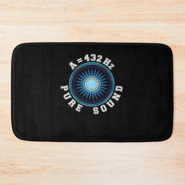 Item preview, 432Hz Pure Sound Music Frequency 432 Hertz Tuning Mandala Round Badge Black designed and sold by MonicaMoreno32.