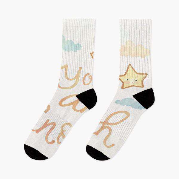 Item preview, You Are Enough – Whimsical Affirmation with Stars and Clouds designed and sold by Cristhian Almanza.