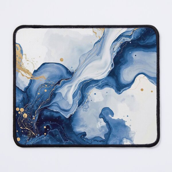 Item preview, Indigo Cloudburst with Golden Solar Spray designed and sold by Cozyartsss.