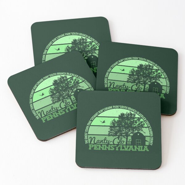 Item preview, Nanty-Glo Pennsylvania Sunset Retro Vintage Local Pride Logo designed and sold by CRHPOD20.