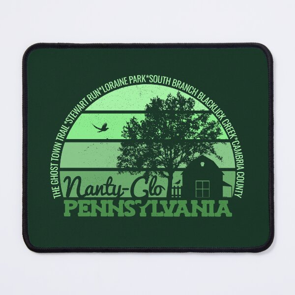 Item preview, Nanty-Glo Pennsylvania Sunset Retro Vintage Local Pride Logo designed and sold by CRHPOD20.