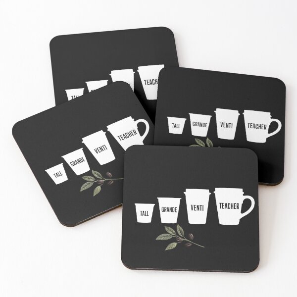 Item preview, Coffee Themed Teacher Tall Grande Venti Teacher Back School Men Women Kids designed and sold by joedavila.