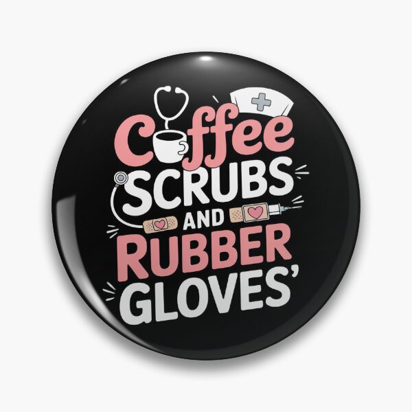 Item preview, Coffee Scrubs And Rubber Gloves Nurse Gift designed and sold by joedavila.