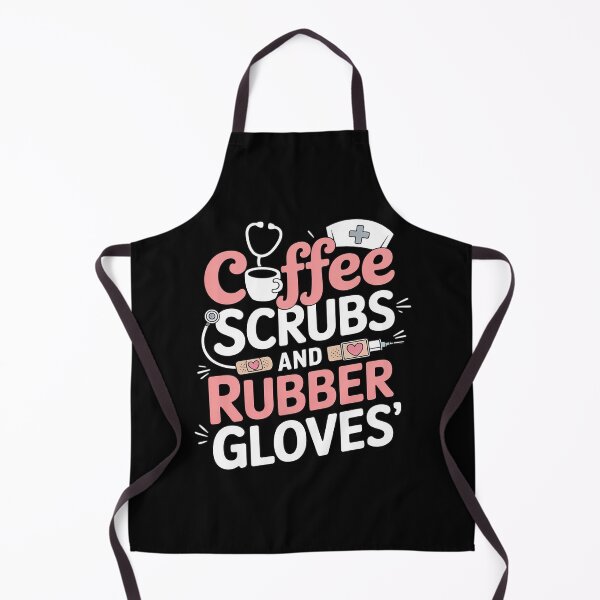 Item preview, Coffee Scrubs And Rubber Gloves Nurse Gift designed and sold by joedavila.