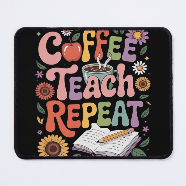 Item preview, Coffee Teach Repeat Teacher designed and sold by joedavila.