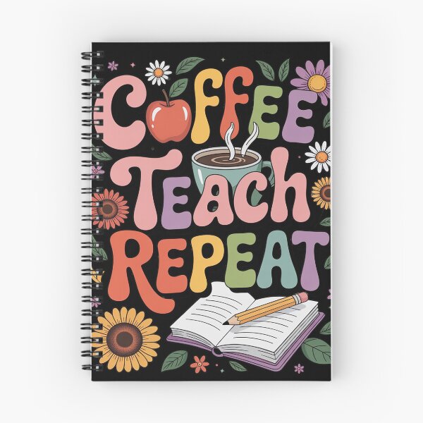 Item preview, Coffee Teach Repeat Teacher designed and sold by joedavila.