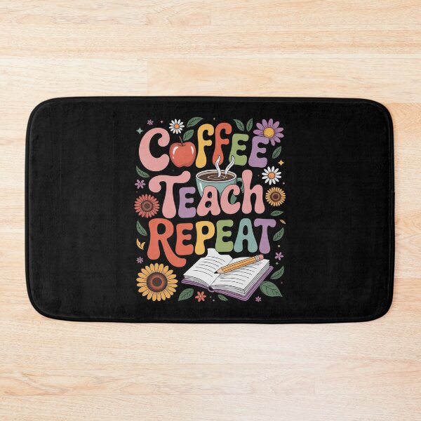 Item preview, Coffee Teach Repeat Teacher designed and sold by joedavila.