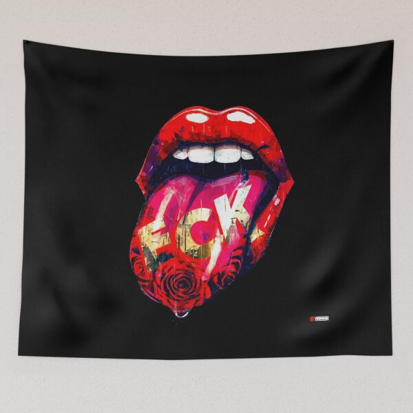 Item preview, GraffitX Fck! – Abstract Street Surreal Portrait Art designed and sold by Blackcanvas444.