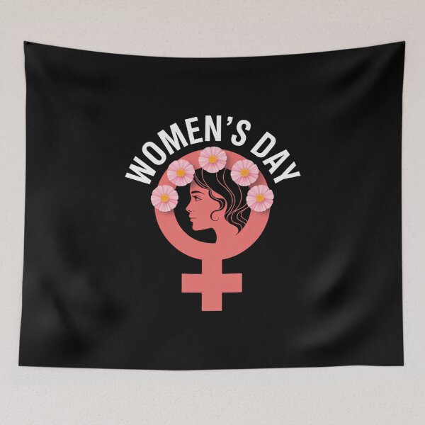 Item preview, International Women's Day Gift Beautiful Girl Flowers Symbol designed and sold by IdunayaStore.