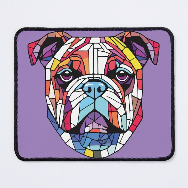 Item preview, Prism Animal Bulldog mosaic designed and sold by designmari.