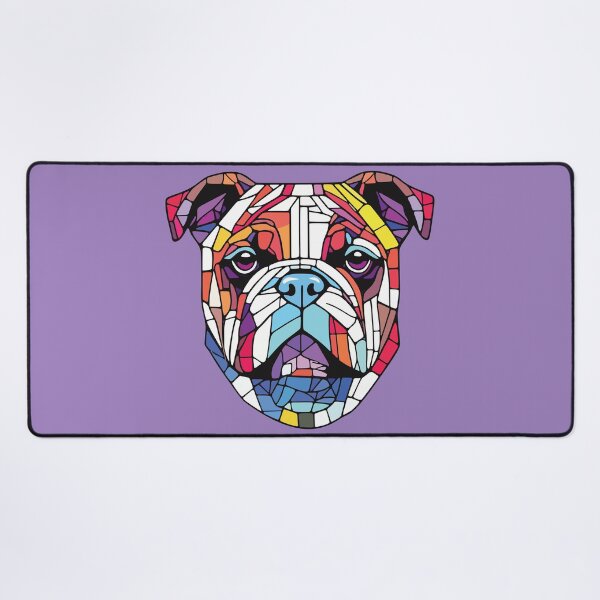 Item preview, Prism Animal Bulldog mosaic designed and sold by designmari.