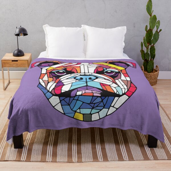 Item preview, Prism Animal Bulldog mosaic designed and sold by designmari.