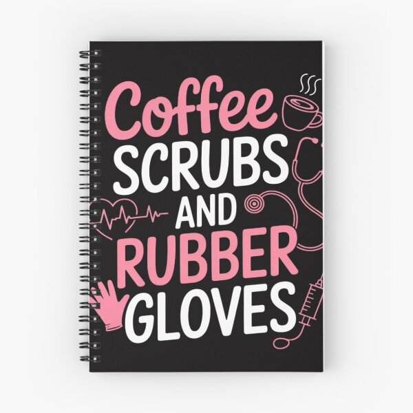 Item preview, Coffee Scrubs And Rubber Gloves - Nurse designed and sold by jewellmeyers.