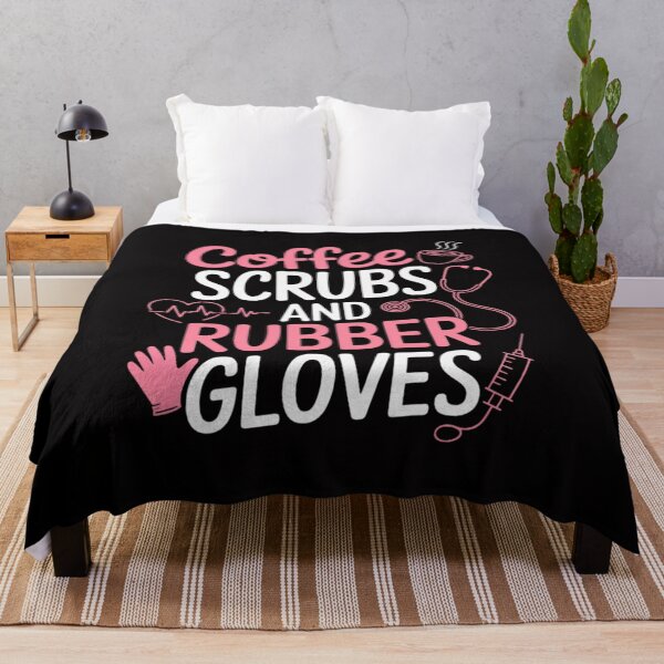 Item preview, Coffee Scrubs And Rubber Gloves - Nurse designed and sold by jewellmeyers.