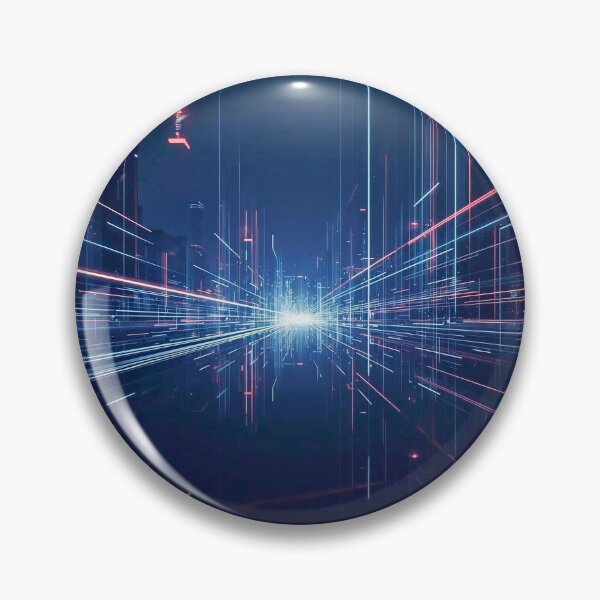 Item preview, Cyberpunk Digital Horizon and Neon Data Streams designed and sold by Cozyartsss.