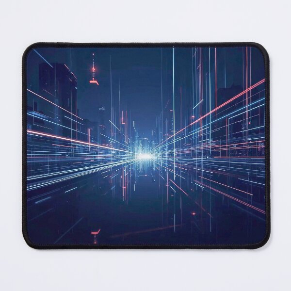 Item preview, Cyberpunk Digital Horizon and Neon Data Streams designed and sold by Cozyartsss.