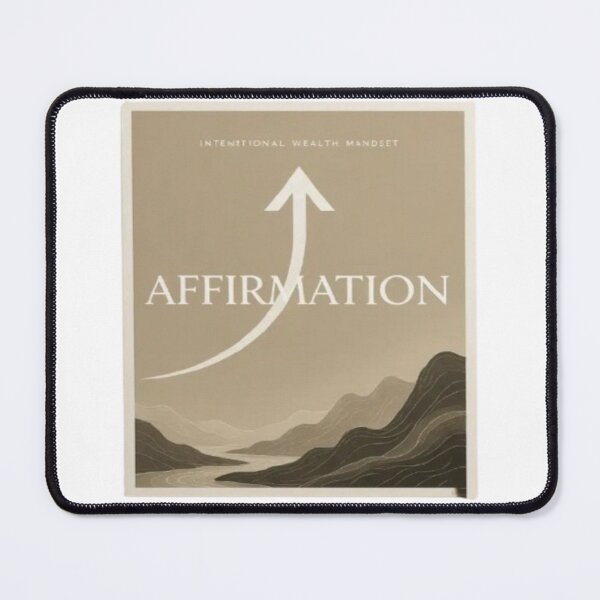 Item preview, Wealth Affirmation – Intentional Mindset with Mountain Arrow Design designed and sold by Cristhian Almanza.