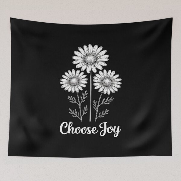 Item preview, Choose Joy Floral Flower Garden Happy Christian Inspiration designed and sold by Slwankol.